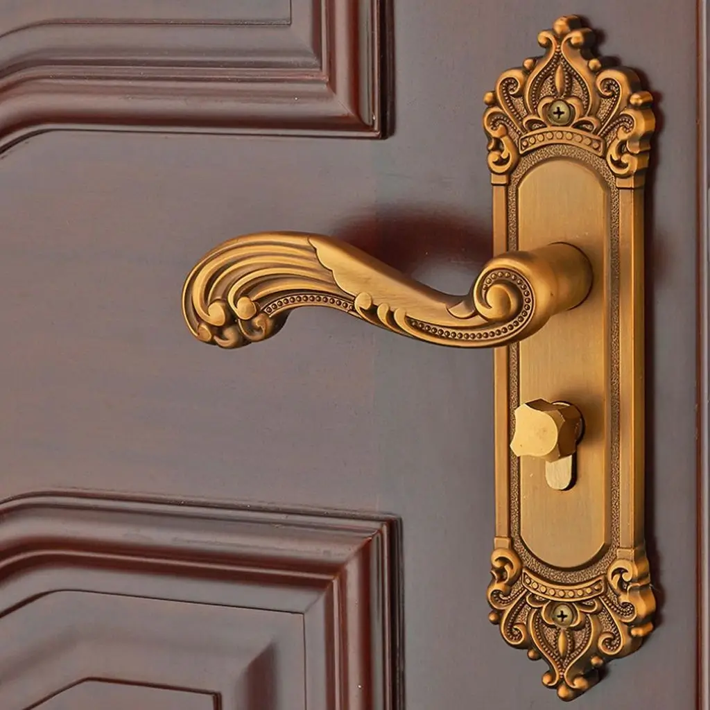 Art Deco style handle in a luxurious setting.